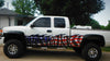 american flag wrap on white pickup